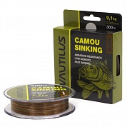 Леска Nautilus Camou Sinking Brown 0,302мм 300м