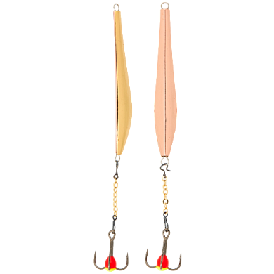 Блесна вертикальная Lucky John Double Blade LJDD45 #GC