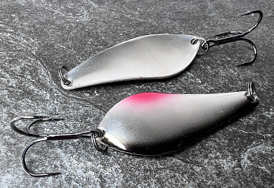 Блесна Русская рыбалка Атом 21гр #Серебро черноспинка