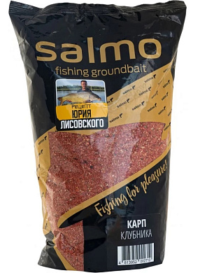 Прикормка Salmo 1кг Карп Клубника рецепт Юрия Лисовского