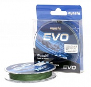 Шнур Ayashi Evo x8 150m Dark Green 0.209mm #1.5