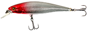 Воблер Jackall Squad Minnow 80SP #HL Silver Red Head