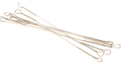 Поводок Контакт "Струна №1" 15см 0.3мм 6.5кг