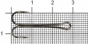 Двойник KOI Double Hook №6 10шт