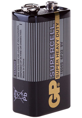 Солевая батарейка GP Supercell 6F22