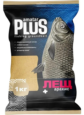 Прикормка Amatar Plus Лещ Арахис 1кг