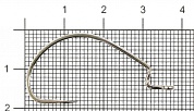 Офсетные крючки Owner Wide Gap Plus 5139 #1/0