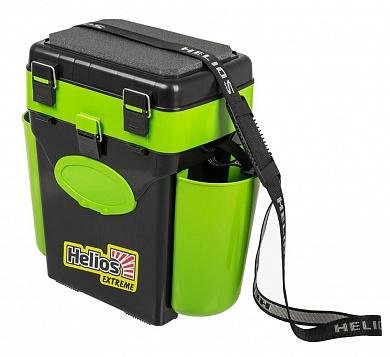 Ящик рыболовный зимний Helios Extreme 10л зелёный
