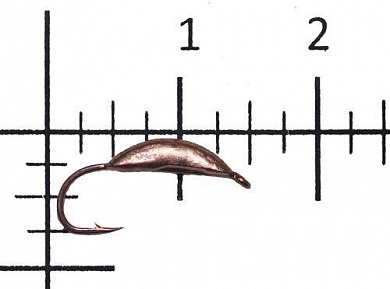 Мормышка Супербанан (гальваника) 3мм #Cu