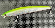 Воблер Pontoon21 Agarron 125F SR #A62 Crash Fresh Chartreuse Silver