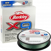 Шнур Berkley X9 Braid Low-Vis Green 150m 0.14mm