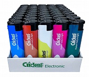 Зажигалка турбо Cricket Electronic с фонариком 