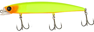 Воблер Jackall Rada Minnow 114 #Chartreuse & Orange Head