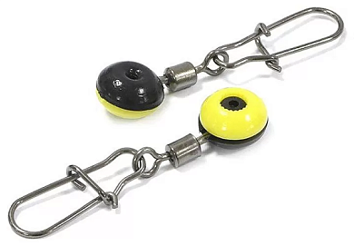 Вертлюг c застежкой и пластиковой бусиной Namazu размер S