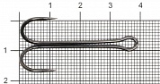 Двойник KOI Double Hook №1 10шт