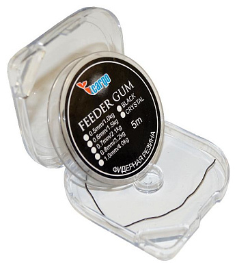 Фидерная резина Cargo Feeder Gum Black 1мм