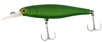 Воблер Jackall Squirrel 61SP Silent #Mat Glitter Olive