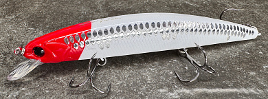 Воблер Grows Culture Rudla 130SP #23 Red Head Silver Scale