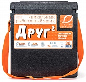 Ящик рыболовный Camping World Друг-2 30л цвет Чёрный