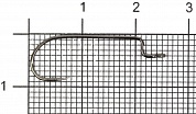 Офсетные крючки Owner 51639 Slim Offset MH-21 #6