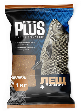 Прикормка Amatar Plus Лещ Бисквит 1кг