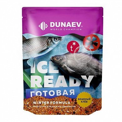 Прикормка зимняя готовая Dunaev 0,75 кг Мотыль