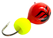 Мормышка Wormix WCP Дробинка красная d-6мм 1,55гр