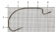 Офсетные крючки Owner J-Light 5109 #3/0