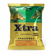 Прикормка X-tra 0.75кг "Карп" Слива (Крупная фракция)