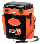 Ящик рыболовный зимний Helios Extreme 10л оранжевый