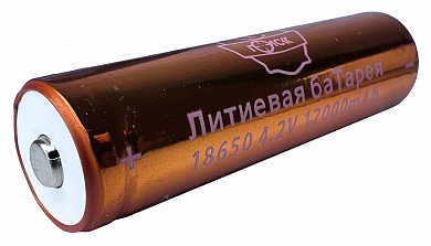 Литиевый аккумулятор Поиск 18650 (12000 mAh) 4.2V