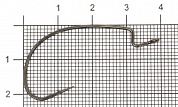 Офсетные крючки Owner J-Light 5109 #2/0