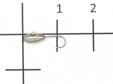 Мормышка Тульская Овсинка 3мм #Серебро