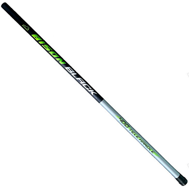 Ручка для подсачека Bison Black телескопическая 4м