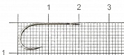 Крючок с большим ухом Owner 51580 Single Hook S-59 #6