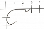 Офсетный крючок VMC 7310 BN №1