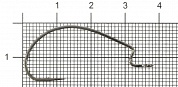 Офсетные крючки Owner J-Light 5109 #1/0