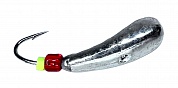 Мормышка DS Fishing Уралка Квадро d-4мм 1,01гр #Серебро