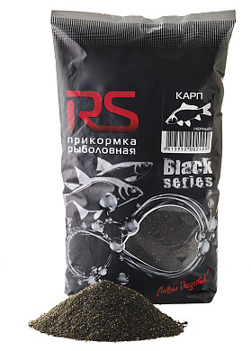 Прикормка RS Black Series 1кг Карп