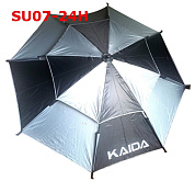 Зонт рыболовный с тентом Kaida SU07-24H Grey+Black