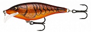 Воблер Rapala Scatter Rap Shad SCRS-7 #DCW Dark Brown Crawdad