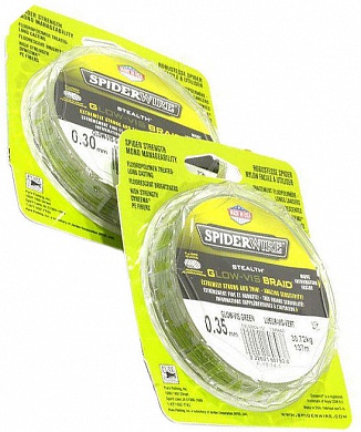 Шнур Spiderwire Stealth Glow-Vis Braid 137m 0.14mm