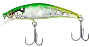 Воблер Jackall Timon Tricoroll Ryushin 63HW #Flash Green Back