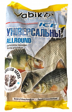 Прикормка зимняя Vabik 0,75кг Универсальная Жареные семечки