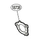 Прижимная планка подшипника ведомой шестерни (Bearing Retainer) Shimano 10DJZ