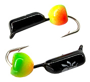 Мормышка Wormix WCP Столбик чёрный d-2,5мм 0,5гр