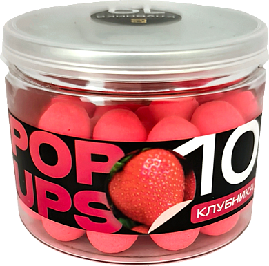 Бойлы Carpella Pop-Up 10мм Клубника 25гр