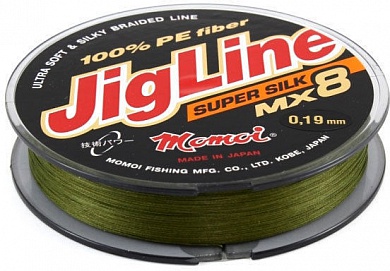 Momoi JigLine Premium MX8 150m 0.12mm