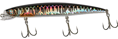 Воблер Jackall Rada Minnow 114 #HL Silver & Black