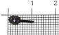 Винт для насадки Nautilus Screw With Ring 1х10х4мм